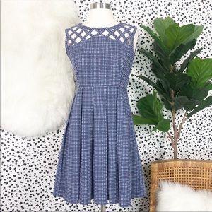 Dear Creatures | Lily Lattice A Line Pleated Dress